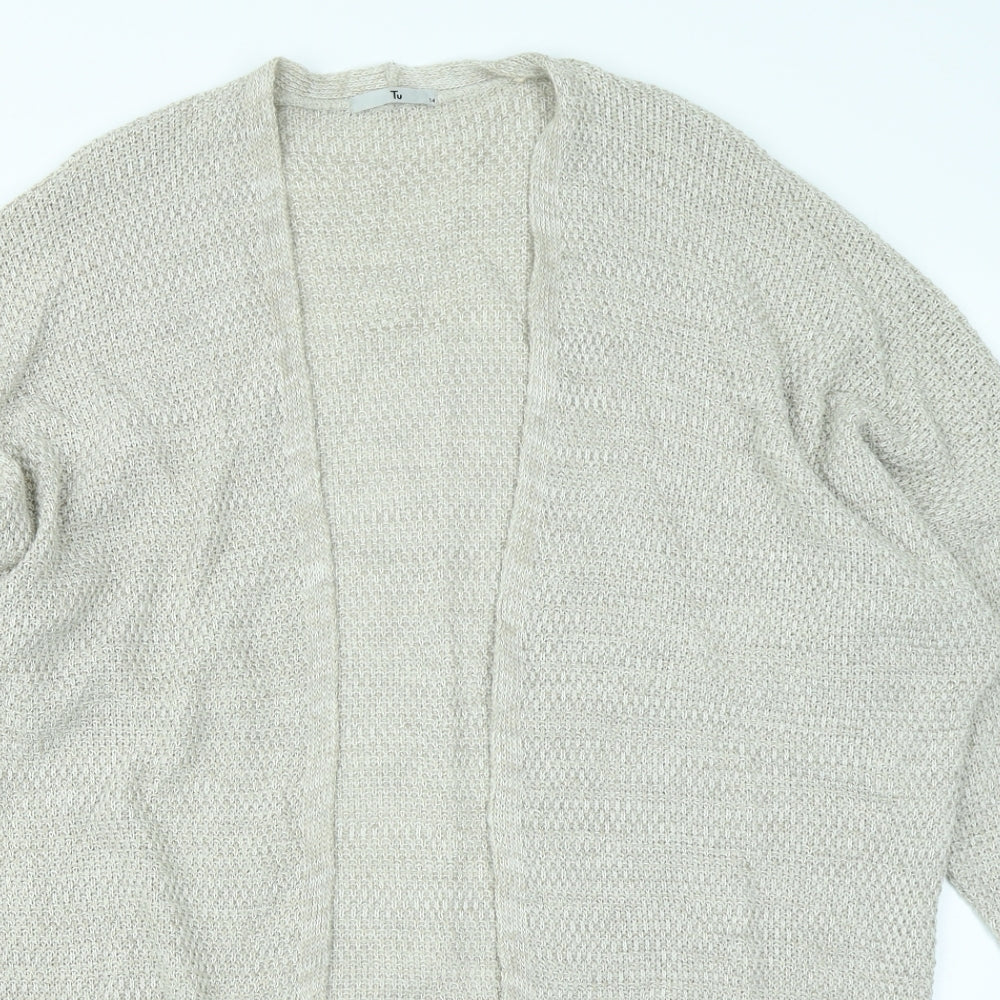 TU Womens Brown   Cardigan Jumper Size 14