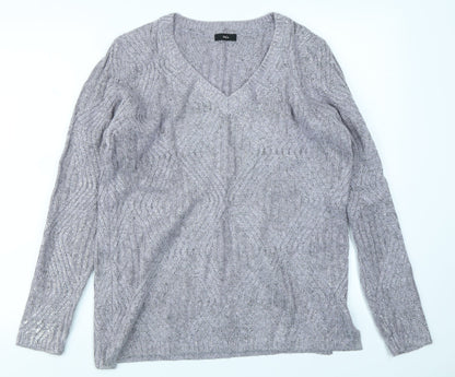 M&Co Womens Purple   Pullover Jumper Size 12