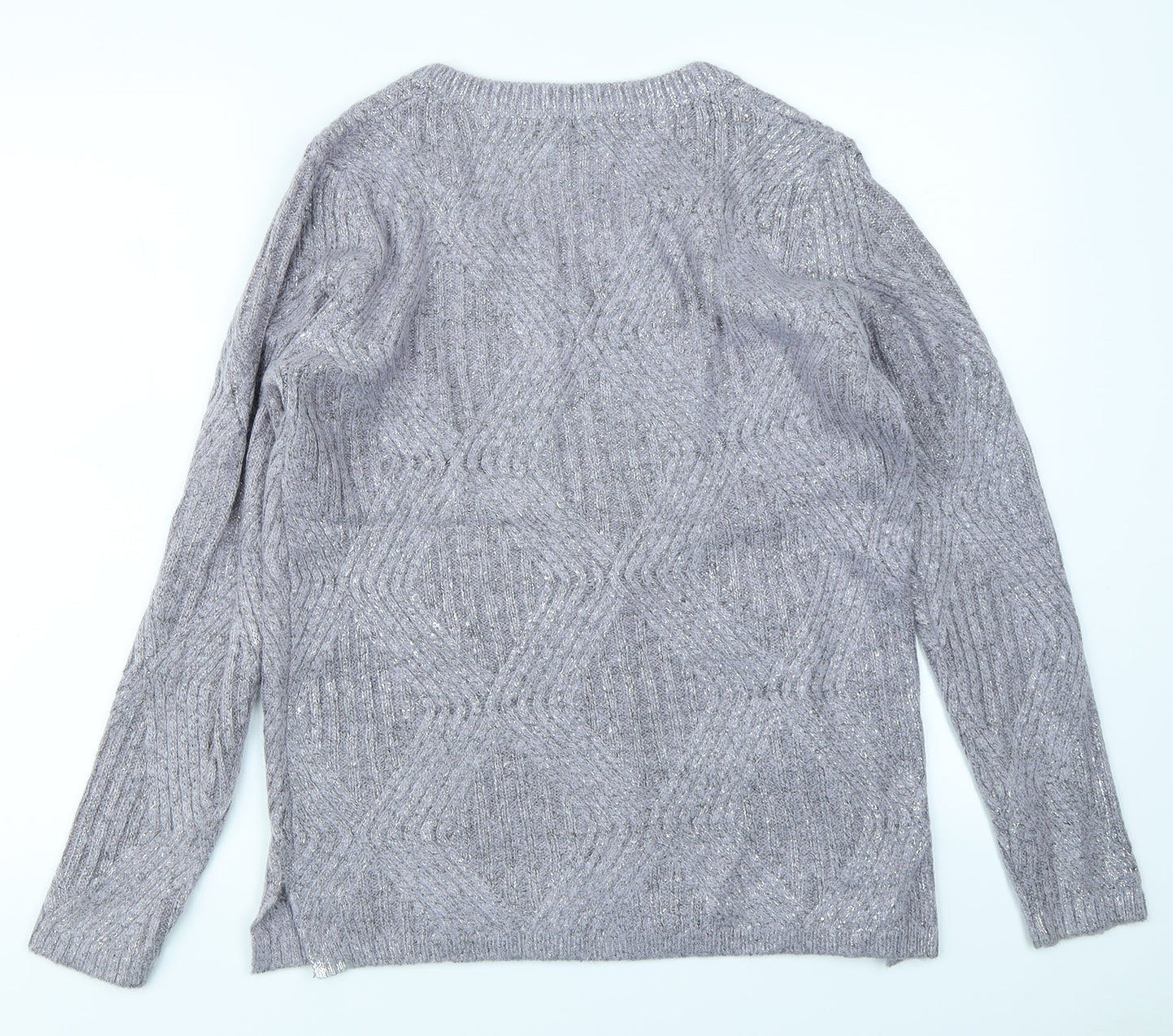 M&Co Womens Purple   Pullover Jumper Size 12