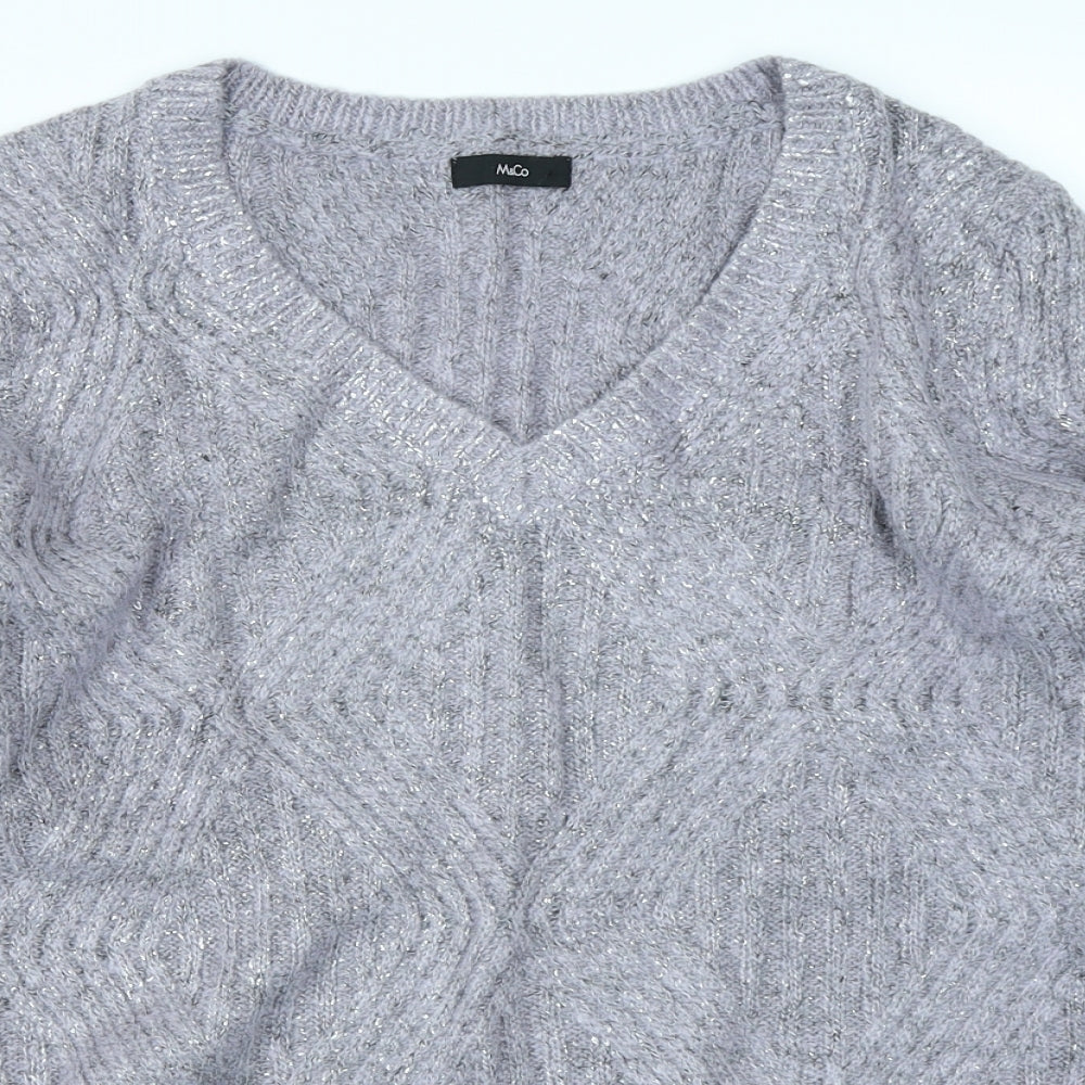 M&Co Womens Purple   Pullover Jumper Size 12