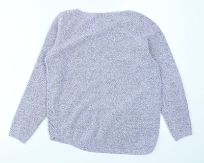 M&Co Womens Purple   Pullover Jumper Size 14