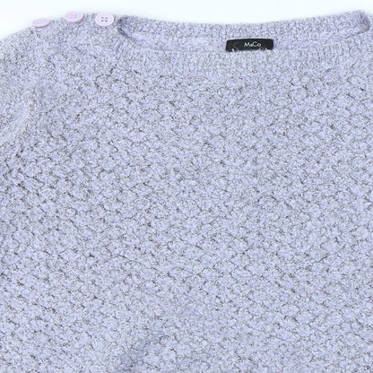 M&Co Womens Purple   Pullover Jumper Size 14