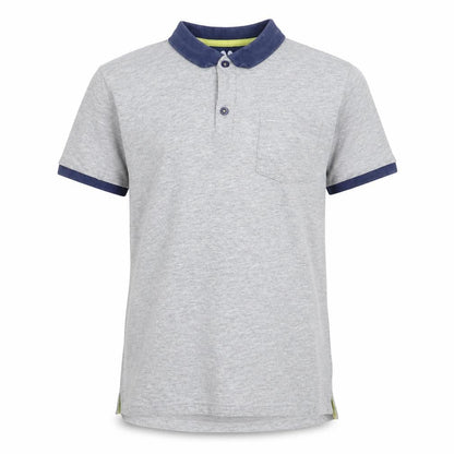 Very Boys Grey Basic Polo Size 9-10 Years
