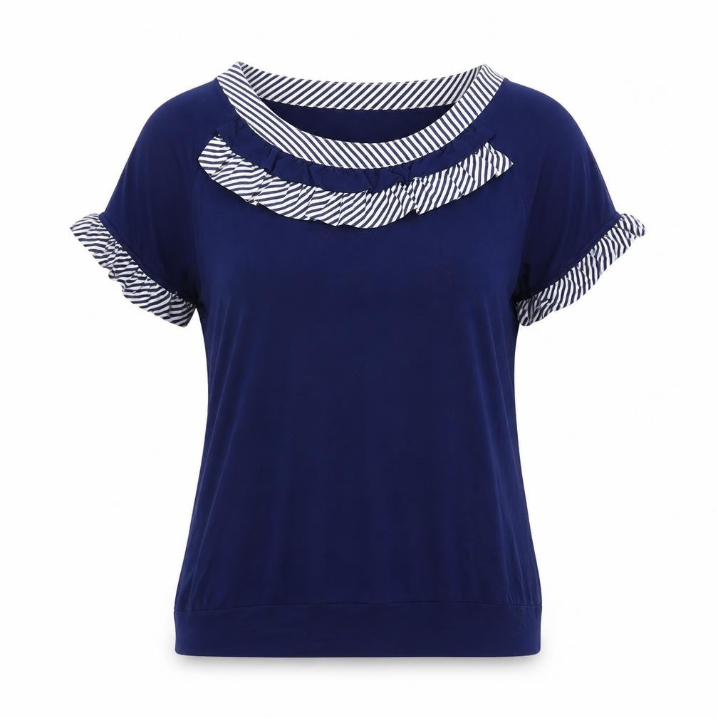 Womens UK Size L klass collection Blue Basic T-Shirt