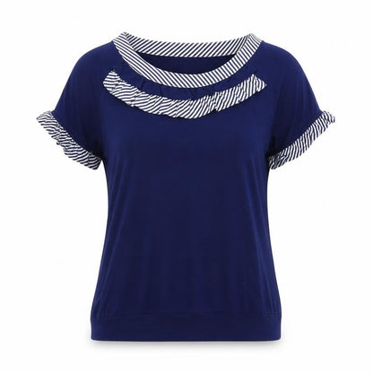Womens UK Size L klass collection Blue Basic T-Shirt