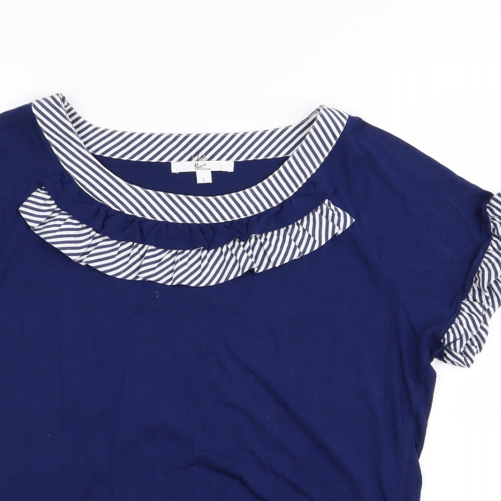 klass collection Womens Blue   Basic T-Shirt Size L