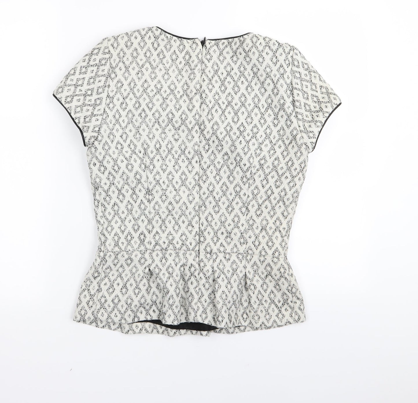 Womens UK Size 8 NEXT White Basic T-Shirt