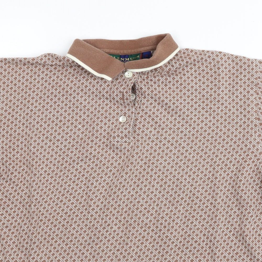 genmuir Mens Brown    Polo Size M