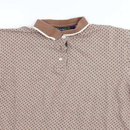 genmuir Mens Brown    Polo Size M