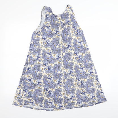 H&M Womens Multicoloured Geometric  A-Line  Size XS