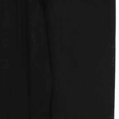 Womens UK Size 8 H&M Regular Fit  Black Trousers