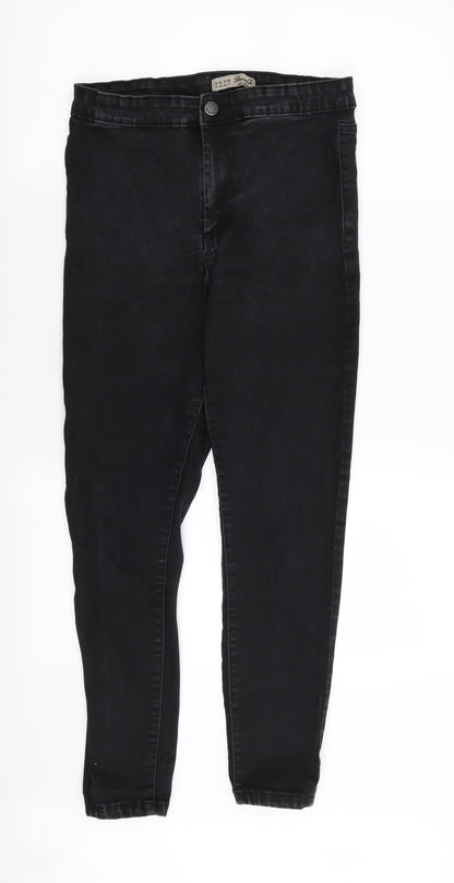 Womens UK Size 14 denim and co Regular Fit Skinny Black Jeans