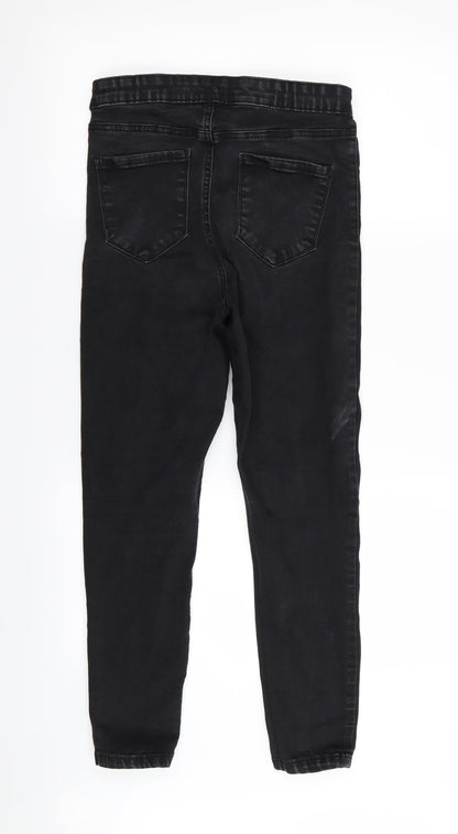 Womens UK Size 14 denim and co Regular Fit Skinny Black Jeans