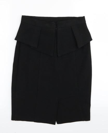 Miss Selfridge Womens Black   A-Line Skirt Size 10