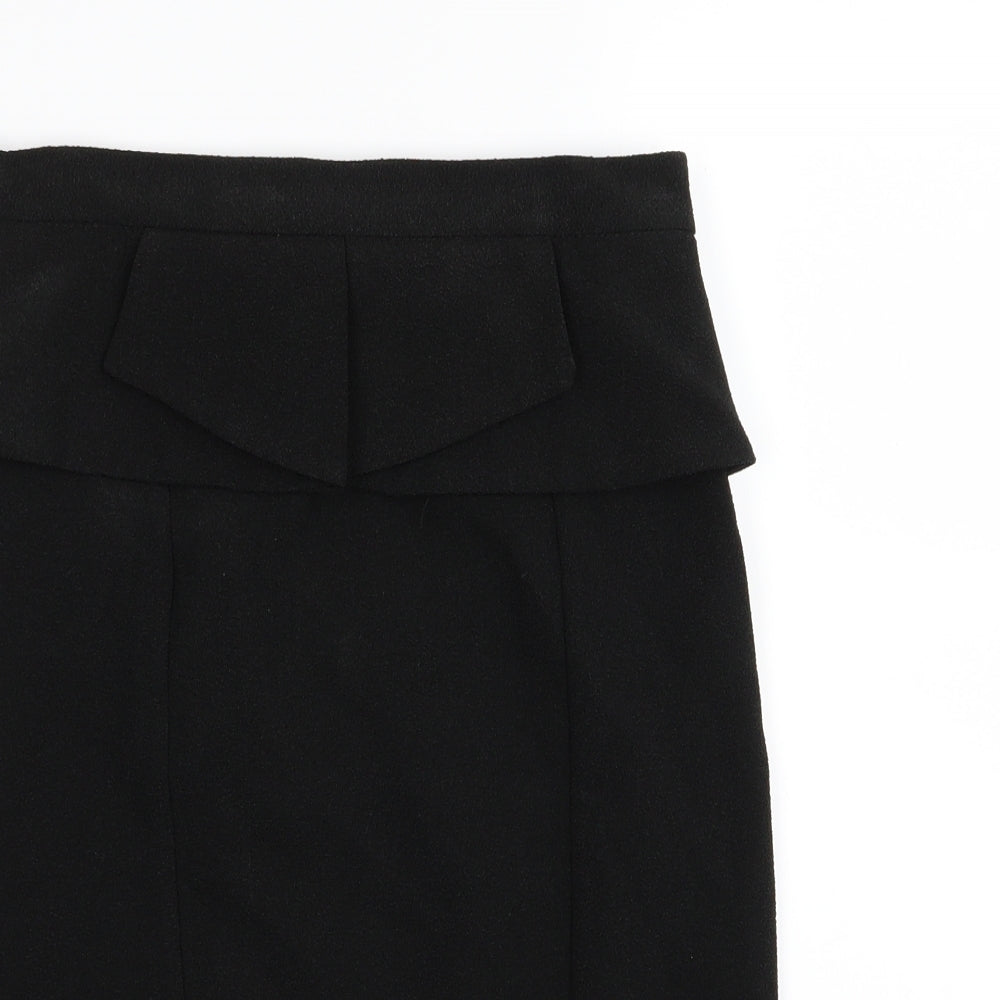 Miss Selfridge Womens Black   A-Line Skirt Size 10