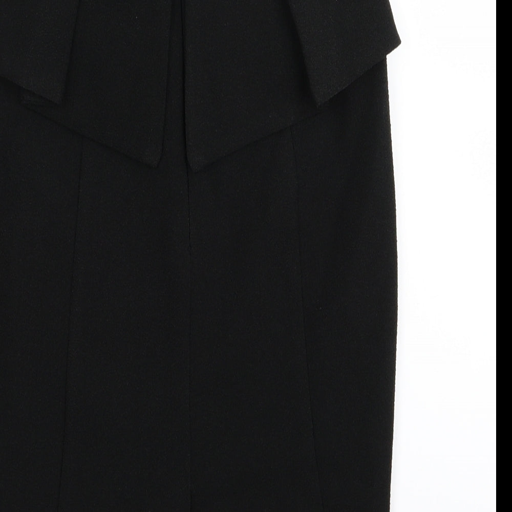 Miss Selfridge Womens Black   A-Line Skirt Size 10
