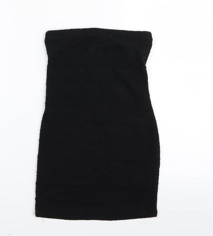 Primark Womens Black   A-Line Skirt Size 8