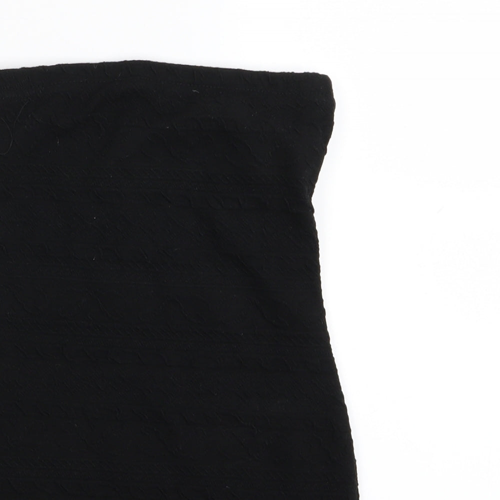 Primark Womens Black   A-Line Skirt Size 8