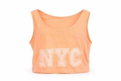 Primark Womens Orange   Basic Tank Size 8