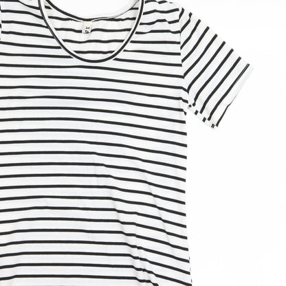 X&Z fashion Womens White Striped  T-Shirt Dress  Size M