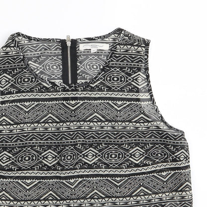Womens UK Size 10 New Look Black Basic Tank