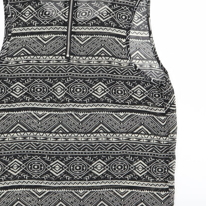 Womens UK Size 10 New Look Black Basic Tank