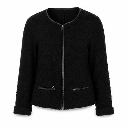 Next Womens Black   Full Zip Jumper Size 6