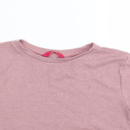 YD Girls Pink   Basic T-Shirt Size 12-13 Years