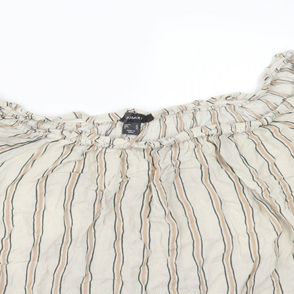 Primark Womens Beige   Tunic Blouse Size 16