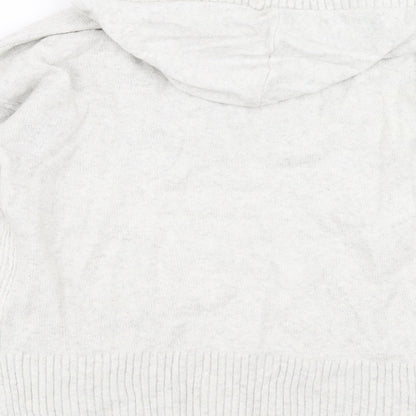 River Island Womens Grey   Pullover Hoodie Size 8  - etre unique