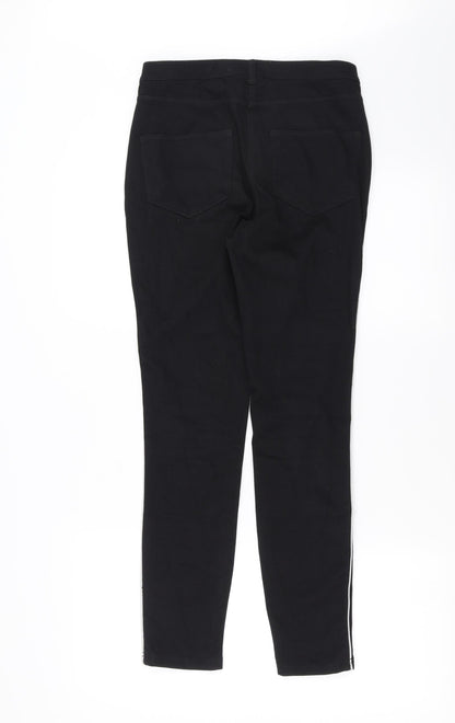 NEXT Womens Black   Carrot Leggings Size 8 L28 in - jersey denim jegging