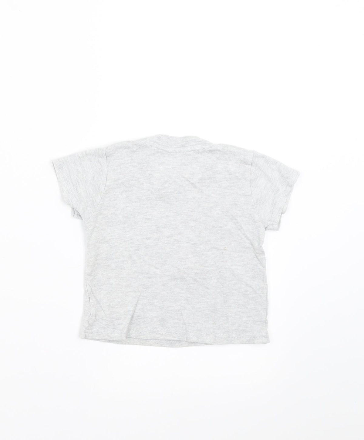 Primark Boys Grey   Basic T-Shirt Size 9-12 Months  - wild one