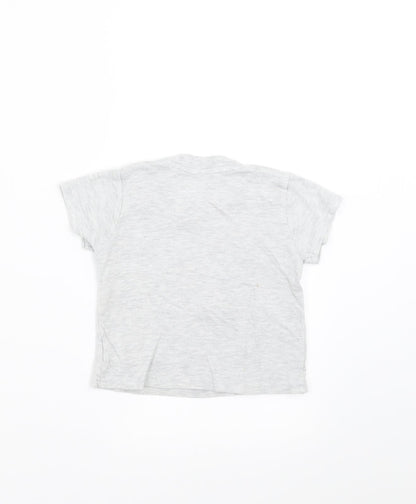 Primark Boys Grey   Basic T-Shirt Size 9-12 Months  - wild one