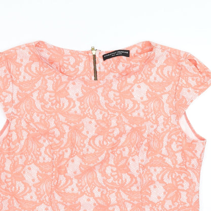 Womens UK Size 18 Dorothy Perkins Orange Basic Blouse