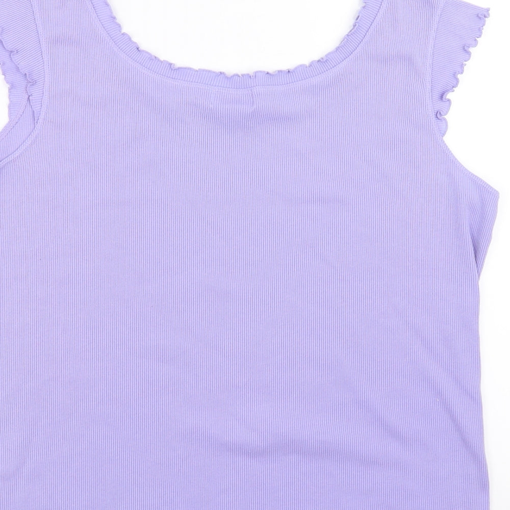 Bonmarché Womens Purple   Basic Tank Size L