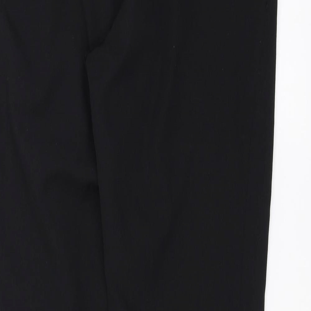 Womens UK Size 4 Topshop Regular Fit  Black Trousers