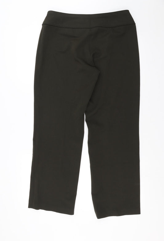 Womens UK Size 12 South Regular Fit  Green Trousers