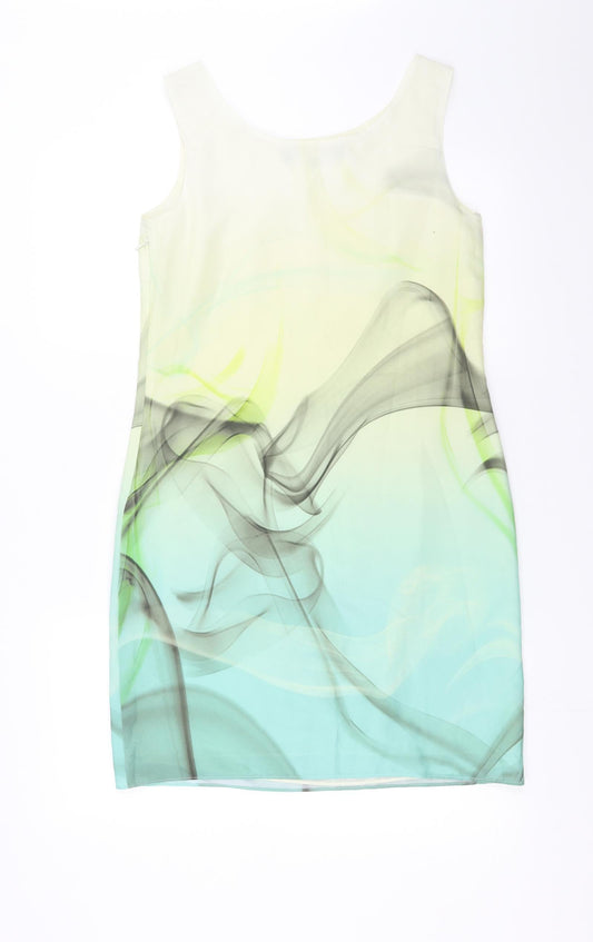 Principles Womens Green   Shift  Size 8  - Abstract Design