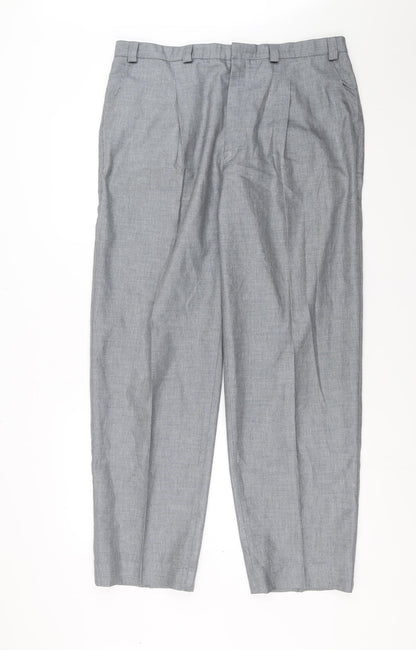 Womens UK Size 36 in Preworn Regular Fit  Grey Trousers