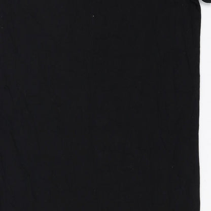 Glamour Babe Womens Black   T-Shirt Dress  Size M