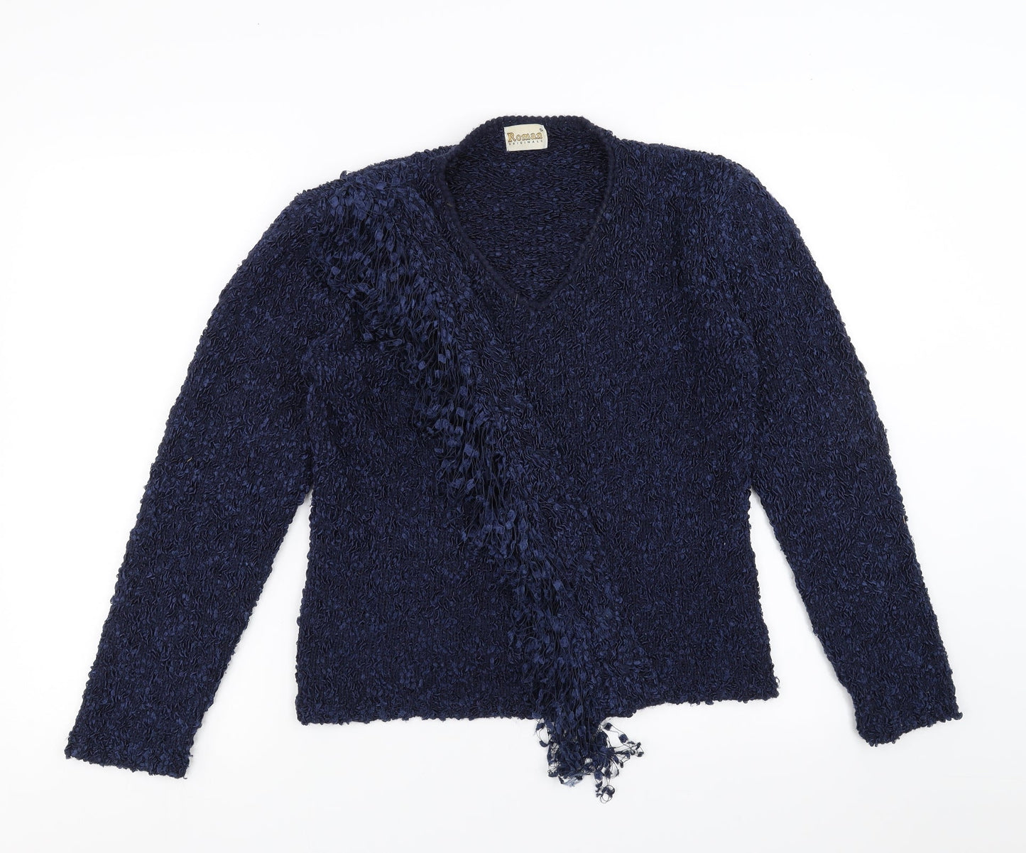 Roman Womens Blue   Pullover Jumper Size S