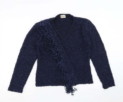 Roman Womens Blue   Pullover Jumper Size S
