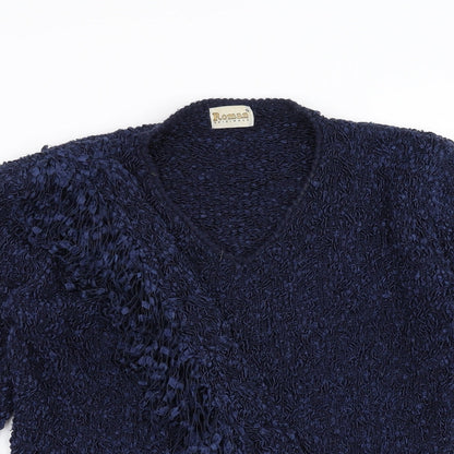 Roman Womens Blue   Pullover Jumper Size S