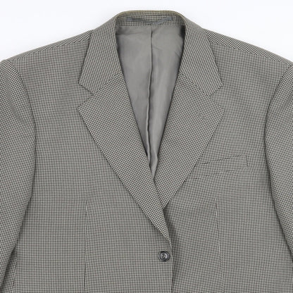 Mens UK Size 46 Simon taylor Regular Beige Suit Jacket