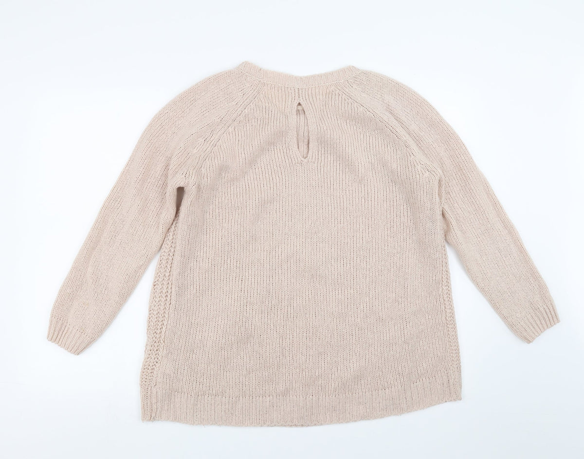 New Look Womens Pink   Pullover Jumper Size S