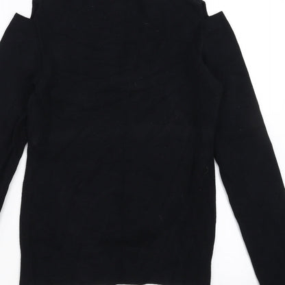 Linea Womens Black   Pullover Jumper Size S