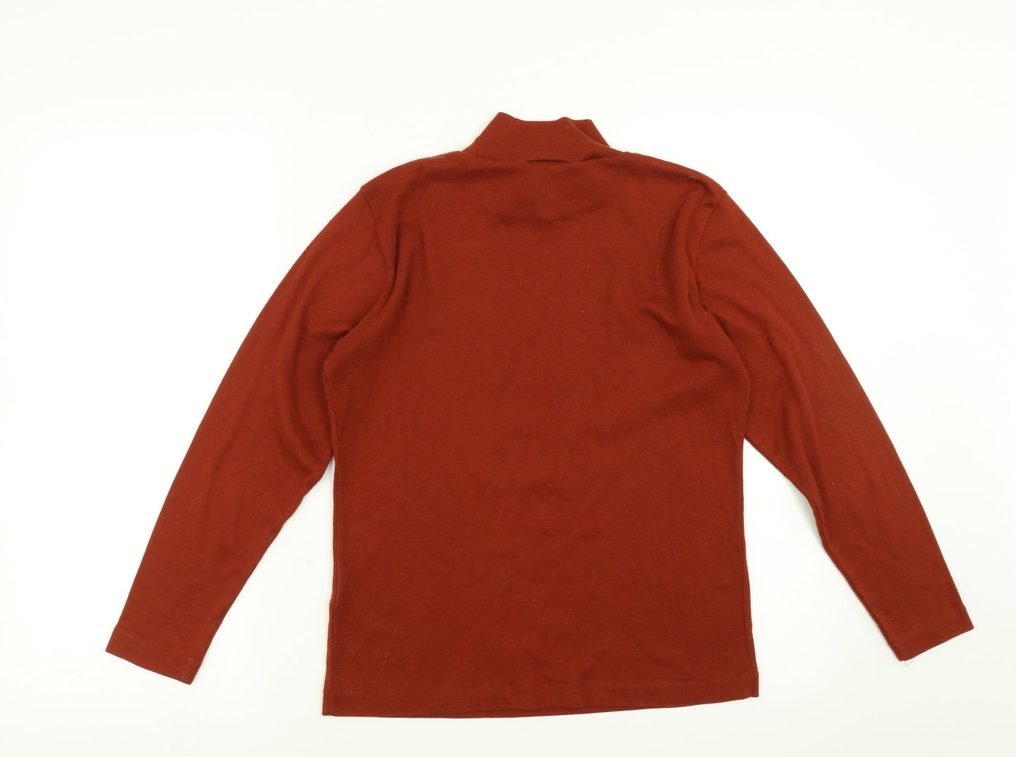 Womens UK Size 8 Emreco Brown Basic T-Shirt