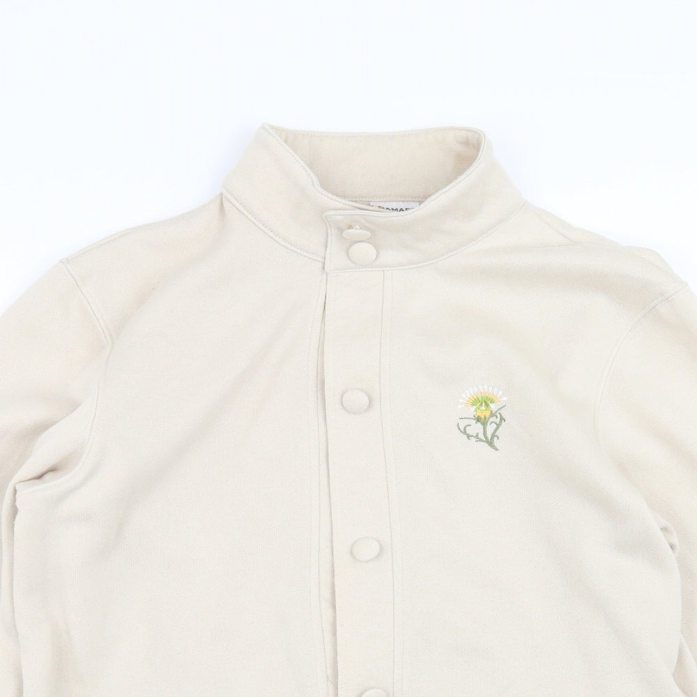 Damart Womens Beige   Cardigan Sweatshirt Size 10