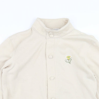 Damart Womens Beige   Cardigan Sweatshirt Size 10