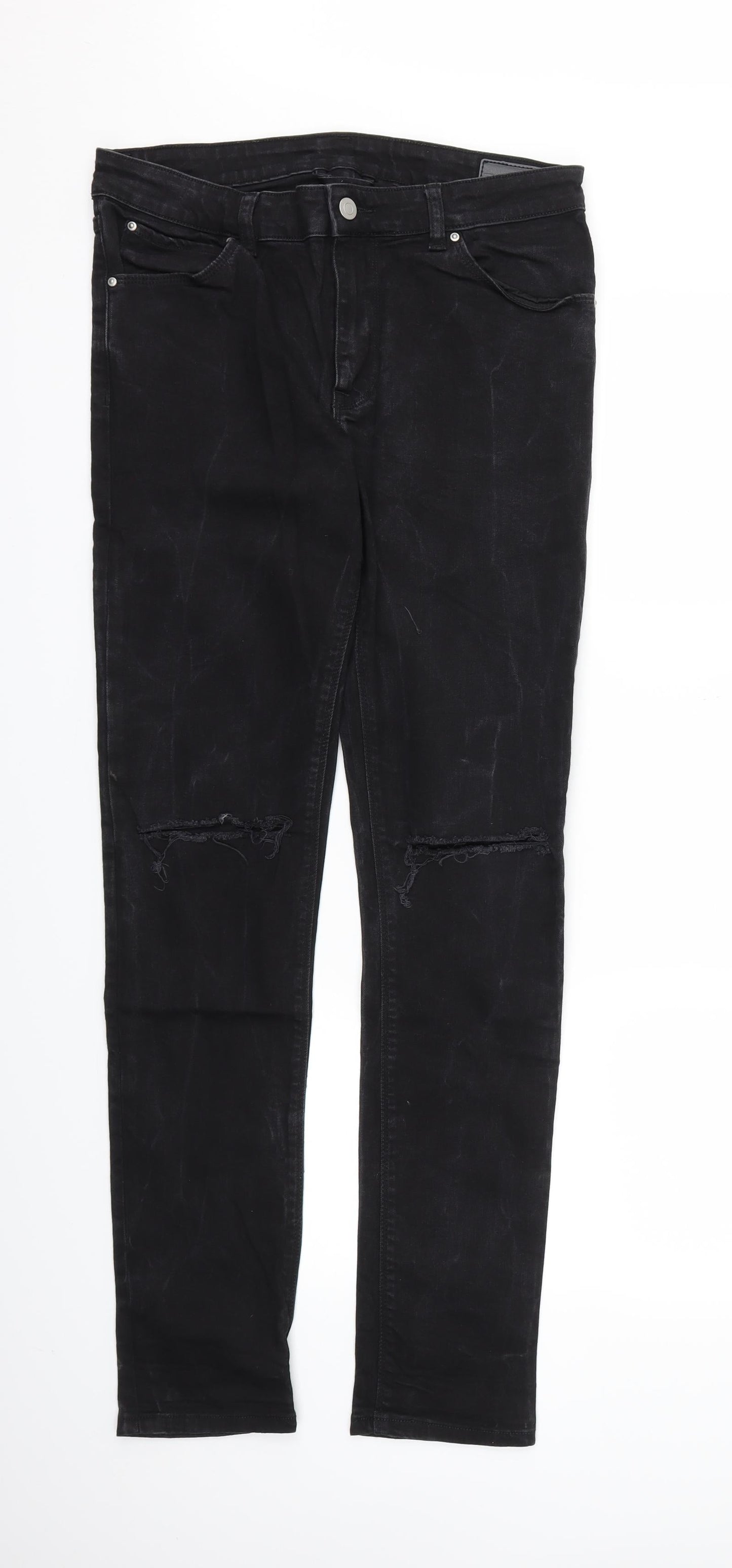 ASOS Womens Black   Skinny Jeans Size 32 L32 in